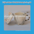 Funny cat shaped ceramic cup with spoon in high quality